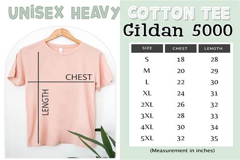 Gildan Size Chart Unisex T Shirt Gr Fico Por Evarpatrickhg