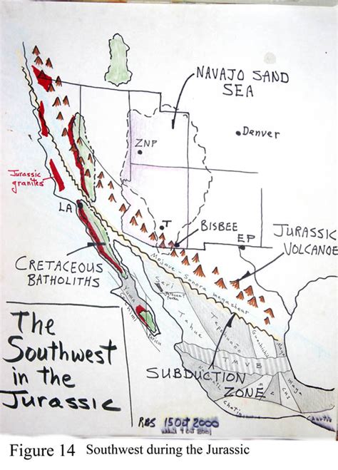 North America During The Jurassic Period Geological History Of The