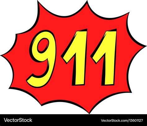 Emergency 911 Icon Icon Cartoon Royalty Free Vector Image