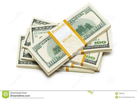 Ten Thousand Dollar Stacks Stock Photo Image Of Ideas 7369152