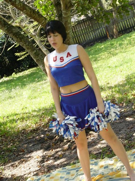 Hot Cheerleaders Check Out This Naughty Cheerleader As She Free
