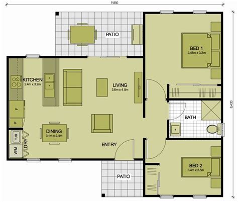 Granny flat 2 bedroom designs. Granny Flat Floor Plans 2 Bedrooms Luxury Floor Plans for ...
