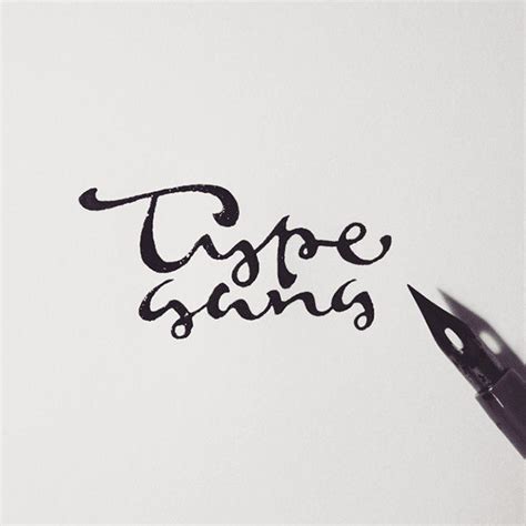 Pointed Pen Calligraphy On Behance