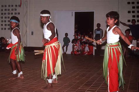 Boy Dancers Bamaga Torres Strait Islander Dancing Queensland