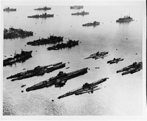 Japanese Ships At Kure Surrendered Destroyers And