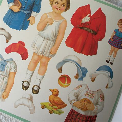 Collectible Vintage German Paper Dolls 1988 Franz Josef Holler Etsy
