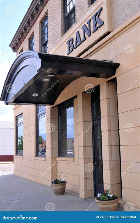 Bank Entrance Stock Photo Image Of Structure Credit 24936198
