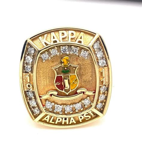 Kappa Alpha Psi Shield Ring 14k Gold