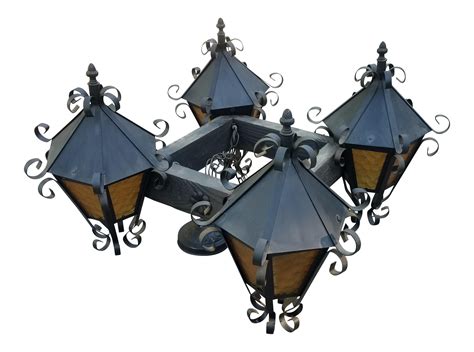Spanish Medieval Wrought Iron Chandelier | Iron chandeliers, Wrought iron chandeliers, Wrought iron