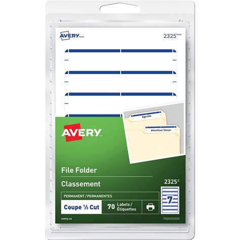 Avery Print Or Write File Folder Label Madill The Office Company