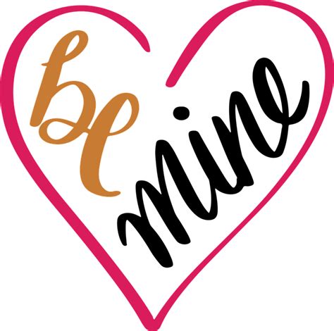 Be Mine Svg · Free vector graphic on Pixabay