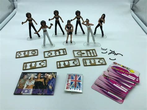 Spice Girls T Pack 3 Inch Figures By Toymax 3 Lot Square Vintage Button 2101440881