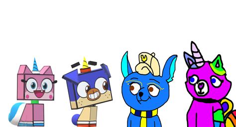 Felicity And Miguel Meeting Unikitty And Puppycorn By