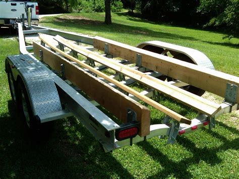 Diy Boat Trailer Bunk Guides Trailer Guide Poles The Hull Truth