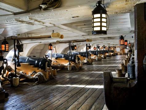 4 upper deck plan, middle deck plan. The Lower Gun Deck of the HMS Victory. Nelson's flagship ...