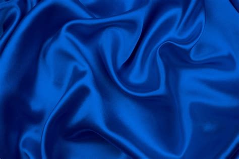 Premium Photo Smooth Elegant Blue Silk Or Satin Texture Can Use As