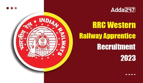 Rrc Western Railway Vacancy 2023 Last Day To Apply Online For 3624