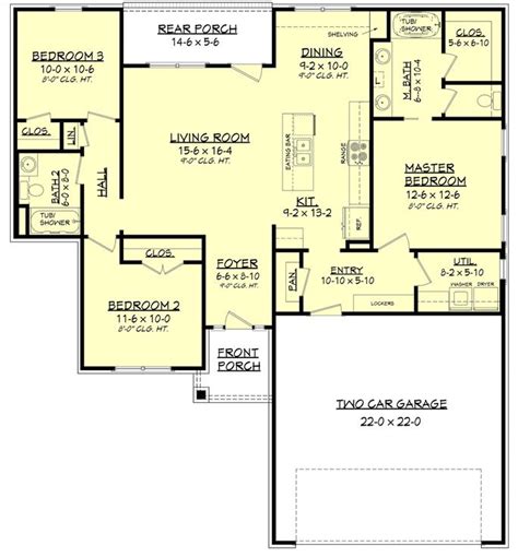 Commonly, for small house, floor plan like here is good, but with several corrections. 1000-1500-Square-Foot House Plans: Not Your Mom's Small Home