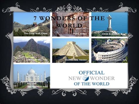 Ppt 7 Wonders Of The World Powerpoint Presentation Free Download