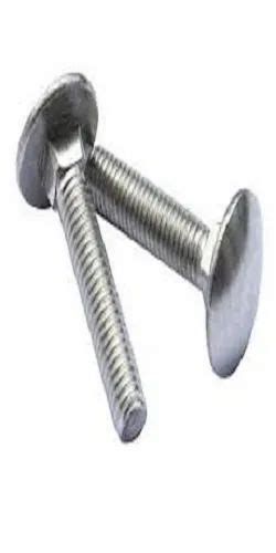 Round Stainless Steel Carriage Bolt For Construction Material Grade