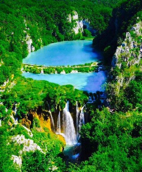 Turquoise Plitvice Lake Croatia Beautiful Places