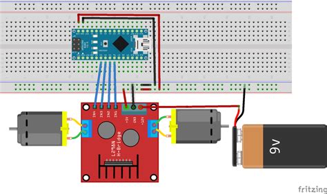 How To Connect An H Bridge Dual Motor Driver Module To The Arduino
