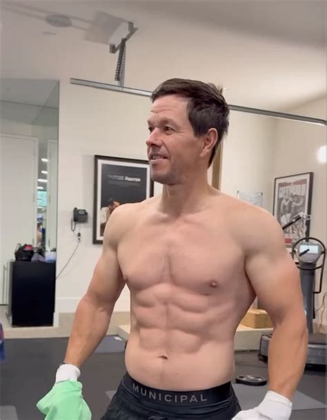 Mark Wahlberg Is On A Workout Mission
