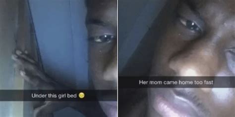 Dude Snapchats Ordeal From Under Girls Bed After Her Mom