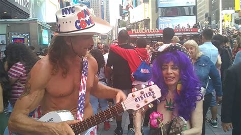 The Naked Cowgirl Sandy Kane The Naked Cowboy Robert Burke Keepin