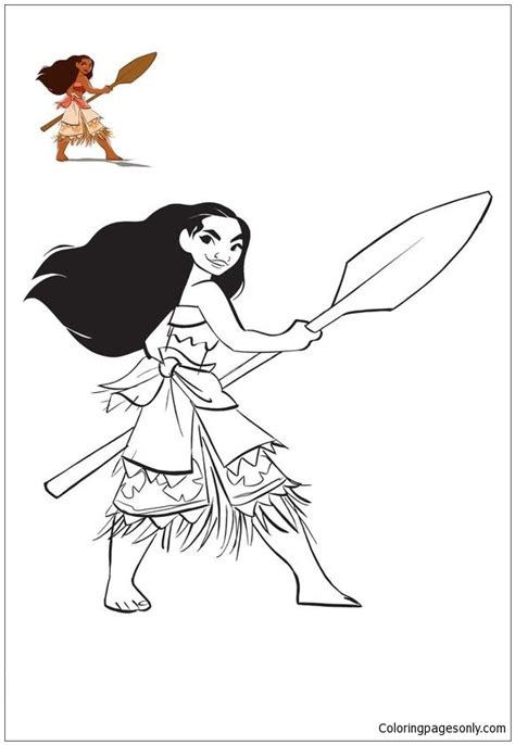 Moana Princess 2 Coloring Pages Cartoons Coloring Pages Coloring