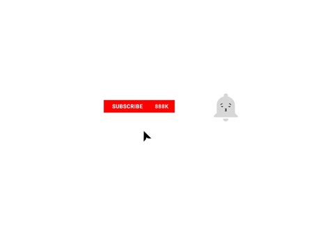 Youtube Subscribe Notification Animation Behance