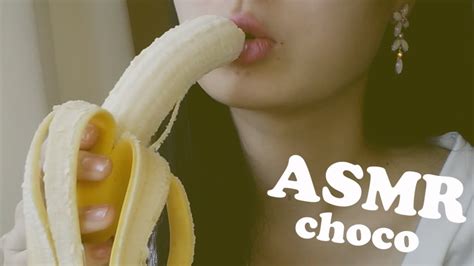 Asmr Banana Eating Relaxing Mouth Sounds