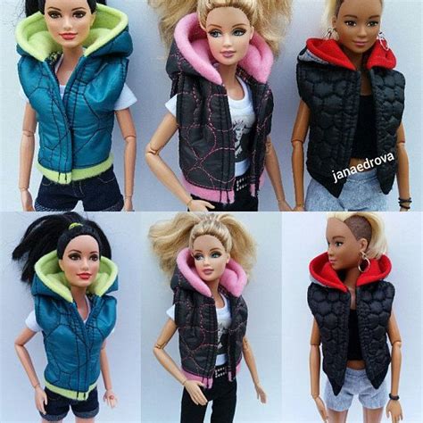 Vests For Barbie Etsy Barbie Dress Fashion Sewing Barbie Clothes