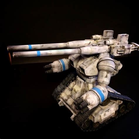 Custom Build Mg 1100 Guntank Winter Camouflage Ver Gundam Kits