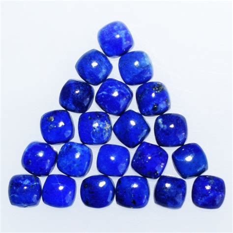 Azul Natural Lapis Lazuli Cabochon Tamaño Disponible 3x3 Mm A Etsy