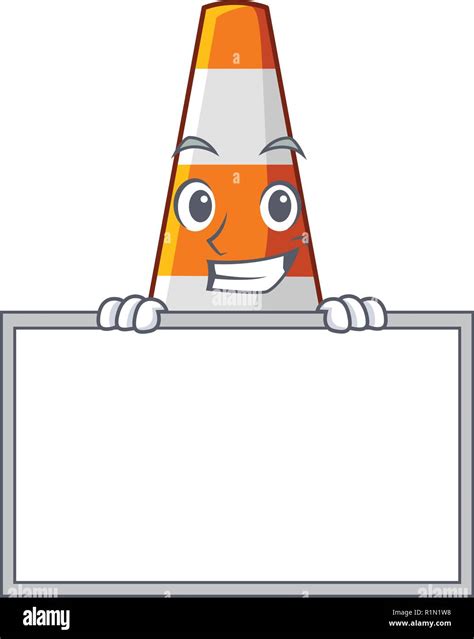 Cartoon Character Construction Cone Sign Hi Res Stock Photography And