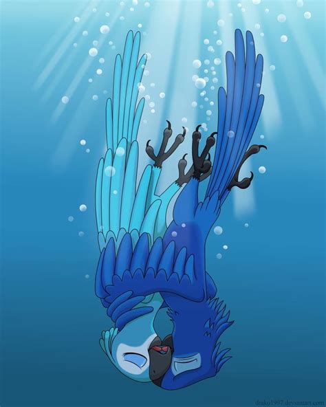 Sinking Together By Drako On Deviantart Rio Movie Cute Fantasy Creatures Harry Potter