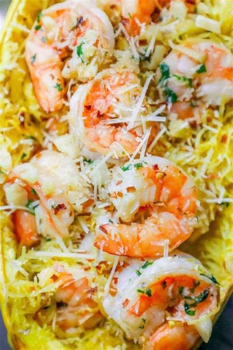 This link is to an external site that may or may not meet accessibility guidelines. Keto Spaghetti Squash Shrimp | Spaghetti squash shrimp, Spaghetti squash shrimp scampi, Scampi ...