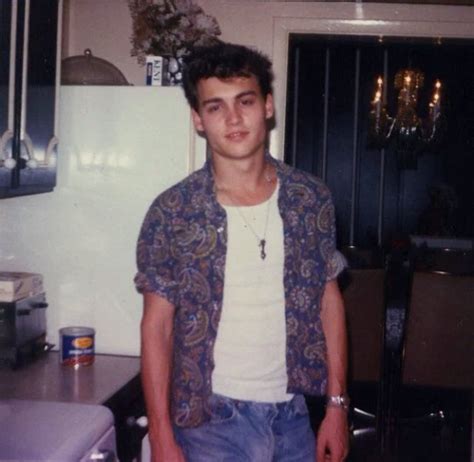Rarely Seen Photos Of Johnny Depp During His High School ~ Vintage Everyday