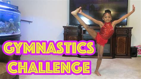 Gymnastics Challenge Gymnastics For Kids Youtube