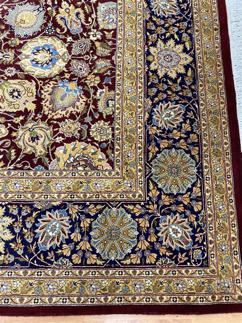 8 X 103 Pakistani Tabriz Oriental Rug 350 Kpsi Hand Made 100 Wool
