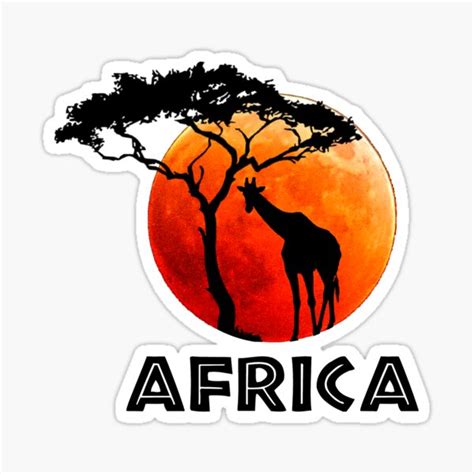 Africa Stickers Redbubble