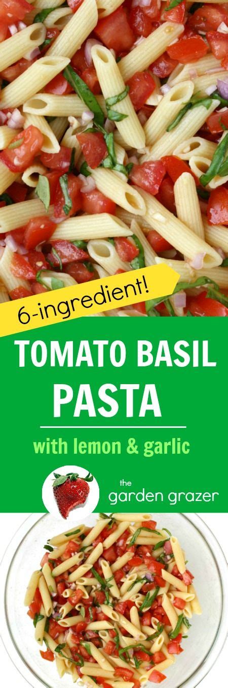 Quick And Easy Tomato Basil Pasta Bursting With Summer Freshness Done In