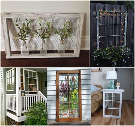 Original source is no longer available. DIY Ideas to Decorate with Old Window Frames