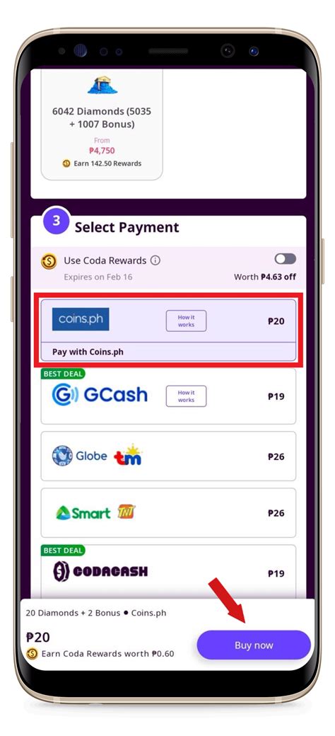 how to make a payment using coins ph codashop philippines