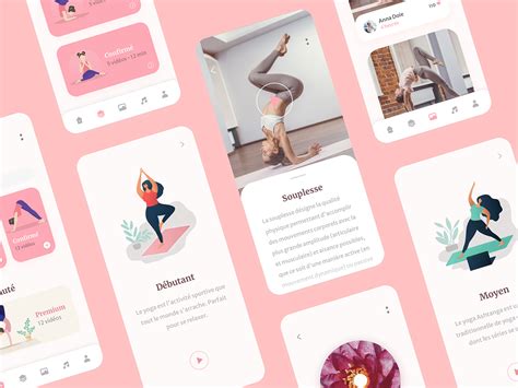 Yoga Apps Ui By Monome On Dribbble