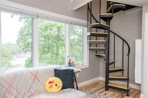 How To Maximize Space In A Small Loft Salter Spiral Stair
