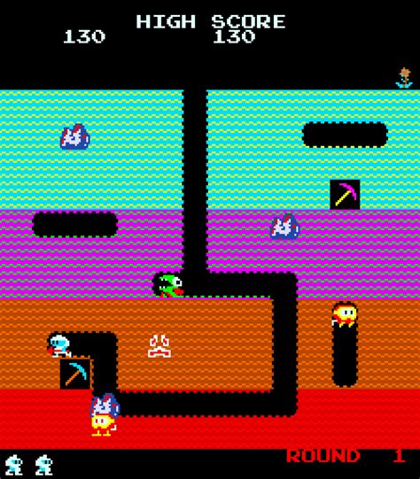 Dig Dug 1982 By Atari Namco Arcade Game