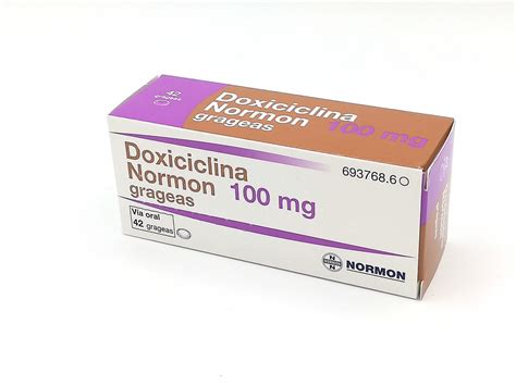 Doxiciclina Normon 100 Mg Grageas 14 Grageas Precio 250€
