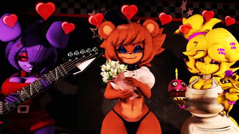 Sfm Fnaf Anime Waifu Animatronics Jump Love Sexy Jumpscare